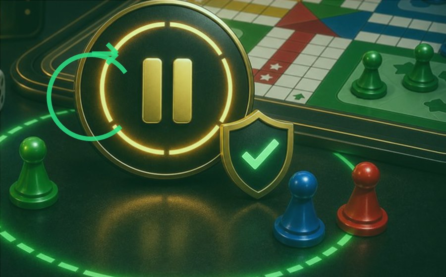 Exit and pause route for Ludo rooms